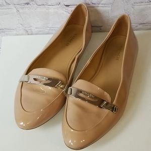 Coach Ruthie Leather Slip On Flats Shoe 7.5